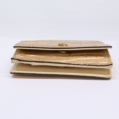 A.D.M.J. Accessoires De Mademoiselle ADMJ 型押しレザー 二つ折り財布（小銭入れあり）