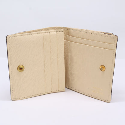 A.D.M.J. Accessoires De Mademoiselle ADMJ 型押しレザー 二つ折り財布（小銭入れあり）