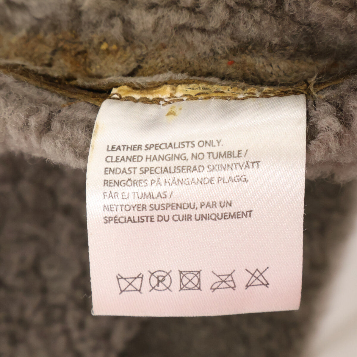 ACNE STUDIOS アクネ ストゥディオズ 12AW velocite ﾑｰﾄﾝﾗｲﾀﾞｰｽｼﾞｬｹｯﾄ ジャケット 34