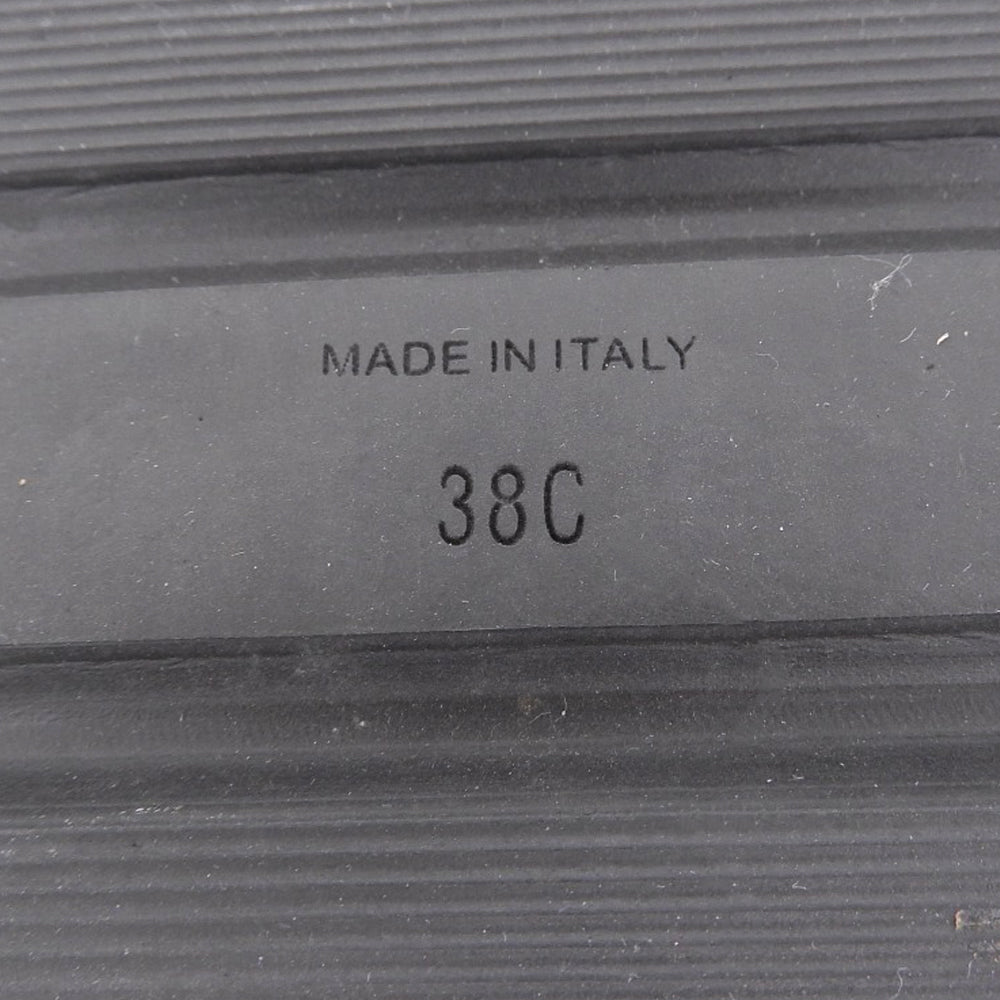 CHANEL シャネル メティエダールコレクション レザー ココマーク マトラッセ フラットフォーム ベルクロ サンダル レディース 22A G39143 パンプス 38