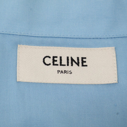 CELINE セリーヌ 2C516852C 青 ﾎﾞｰﾘﾝｸﾞｼｬﾂ トップス 37