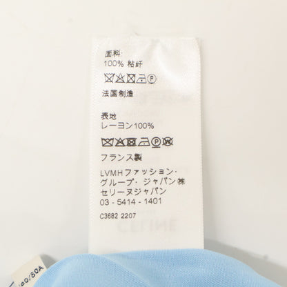 CELINE セリーヌ 2C516852C 青 ﾎﾞｰﾘﾝｸﾞｼｬﾂ トップス 37