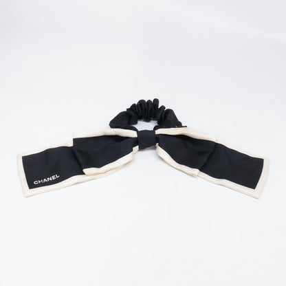 CHANEL シャネル AA7530 カメリア シルク リボン シュシュ ヘアアクセサリー