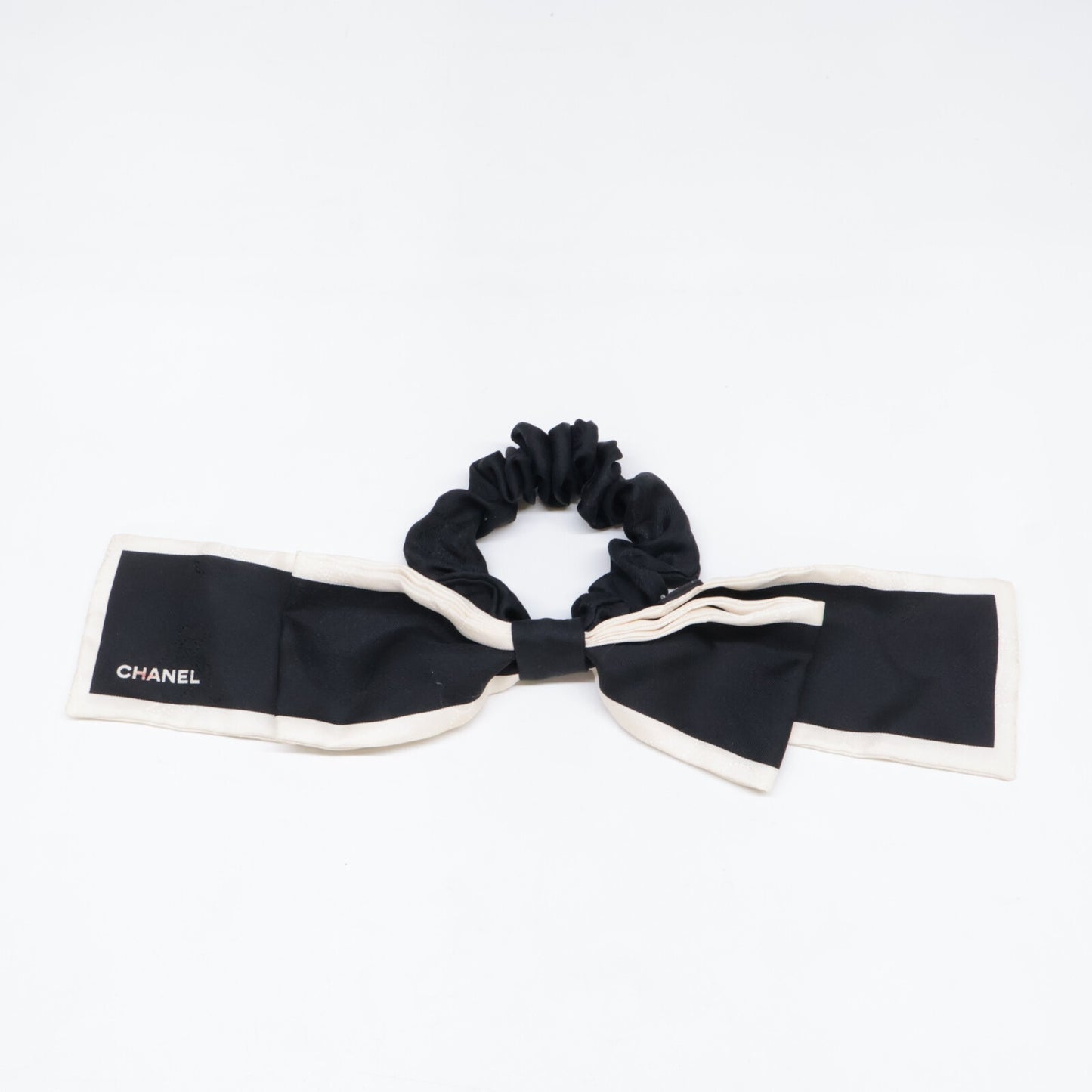CHANEL シャネル AA7530 カメリア シルク リボン シュシュ ヘアアクセサリー