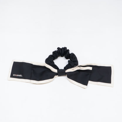 CHANEL シャネル AA7530 カメリア シルク リボン シュシュ ヘアアクセサリー