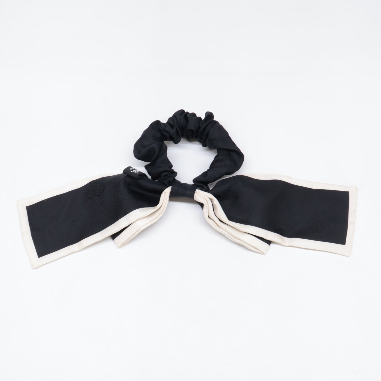 CHANEL シャネル AA7530 カメリア シルク リボン シュシュ ヘアアクセサリー