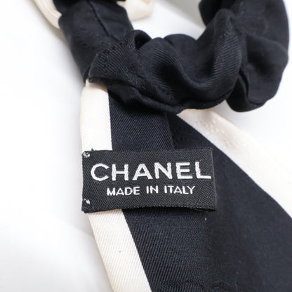 CHANEL シャネル AA7530 カメリア シルク リボン シュシュ ヘアアクセサリー