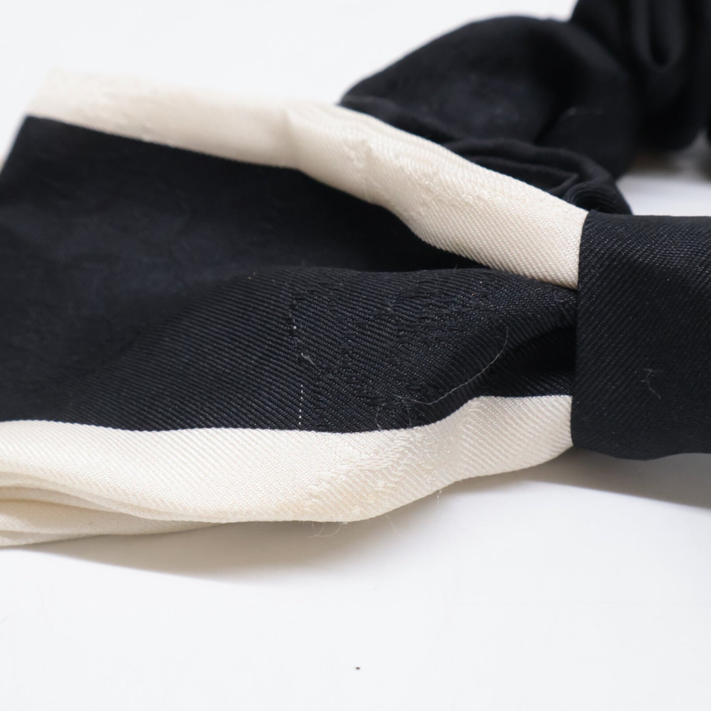 CHANEL シャネル AA7530 カメリア シルク リボン シュシュ ヘアアクセサリー