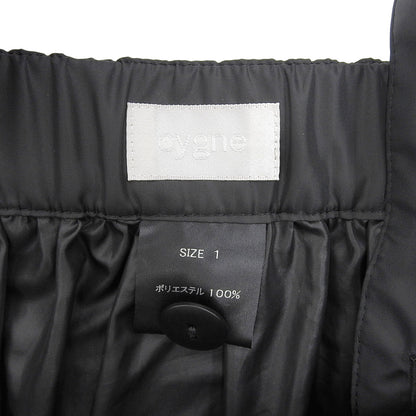 cygne シーニュ サロペ付き ロングティアードスカート スカート レディース ブラック 1 スカート 1