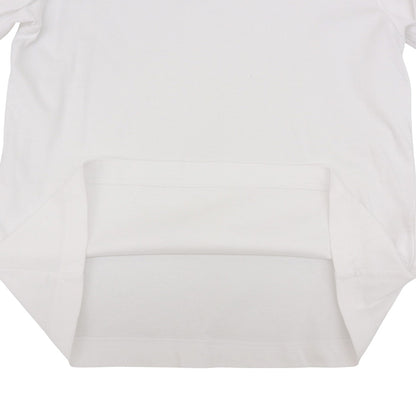 cygne シーニュ 美品 スリーブフラワーデザイン ztシャツ コットン トップス レディース ホワイト FREE CYJ-T006 トップス FREE