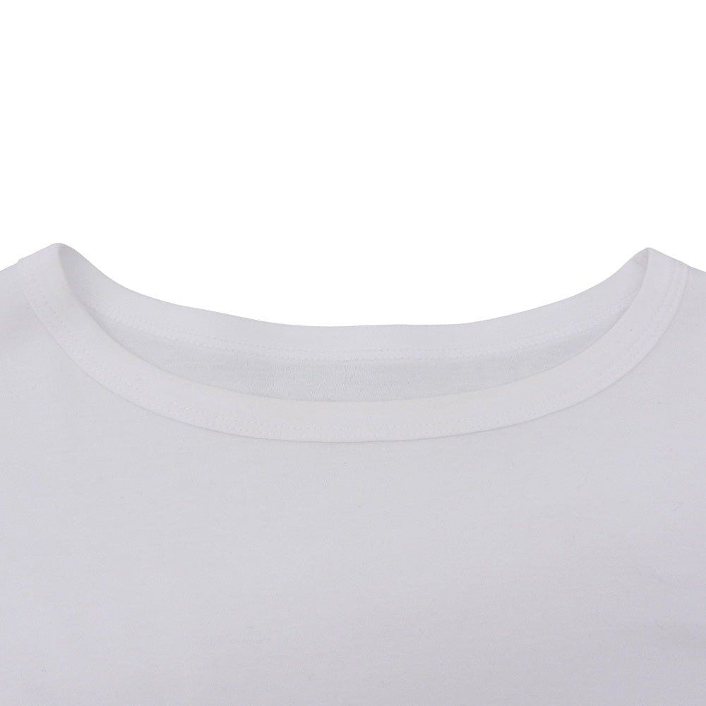 cygne シーニュ 美品 スリーブフラワーデザイン ztシャツ コットン トップス レディース ホワイト FREE CYJ-T006 トップス FREE