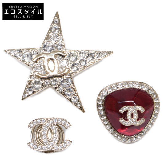 CHANEL シャネル AB7578 B22C ココマーク、レジン、スター、ヘアアクセサリー 3点セット ヘアアクセサリー