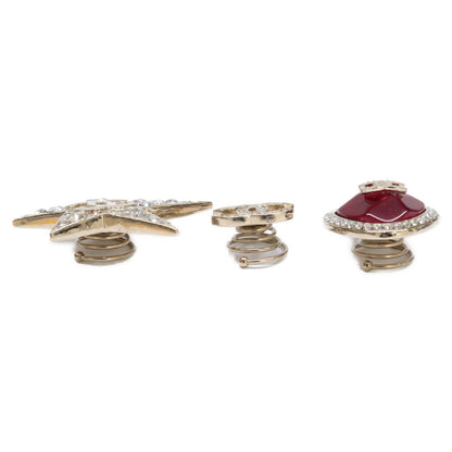 CHANEL シャネル AB7578 B22C ココマーク、レジン、スター、ヘアアクセサリー 3点セット ヘアアクセサリー