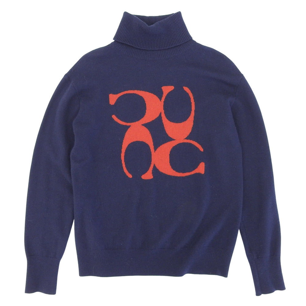 COACH コーチ シグニチャー タートルネックニット トップス レディース ネイビー XS 4530 トップス XS