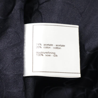 CHANEL シャネル 01P P17432V09913 ホイールココボタン 千鳥格子 ジャケット 36