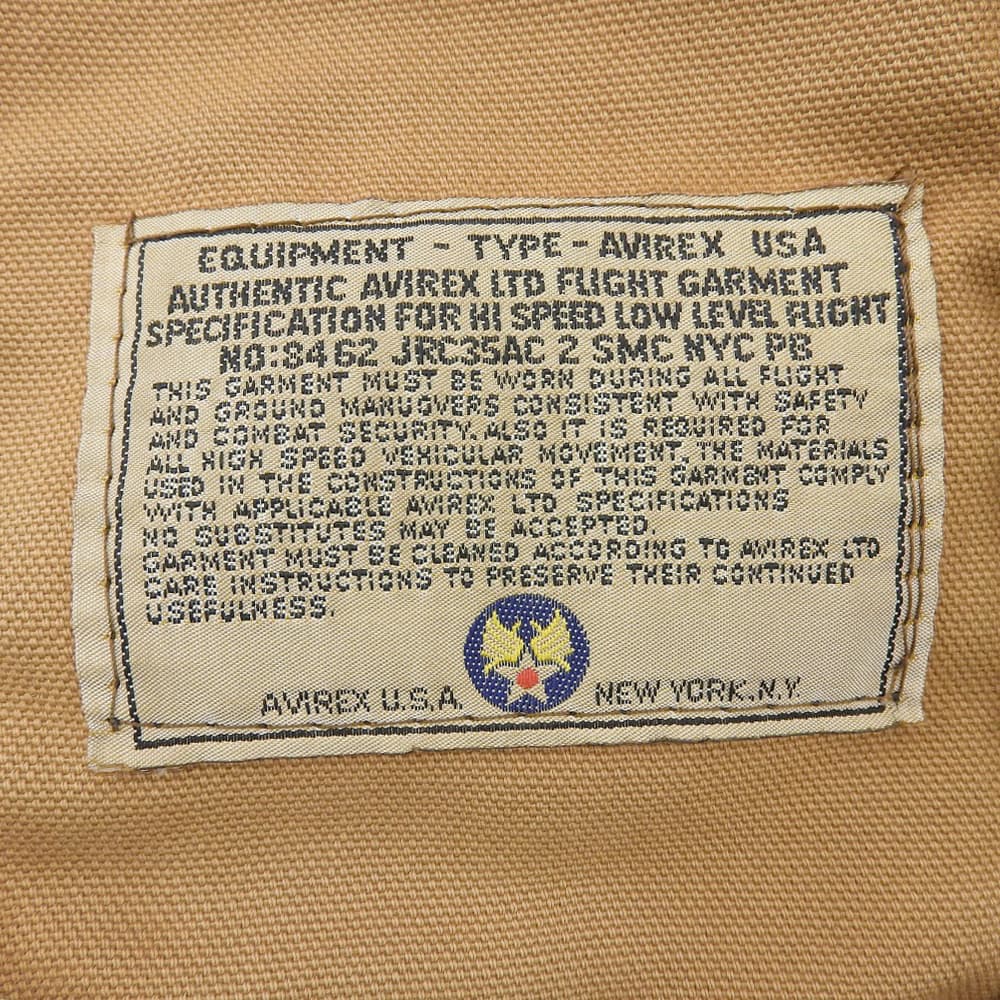 AVIREX アヴィレックス B-3 フライト ジャケット アウター メンズ ブラウン 42 33H5595 ジャケット 42