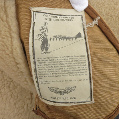 AVIREX アヴィレックス B-3 フライト ジャケット アウター メンズ ブラウン 42 33H5595 ジャケット 42