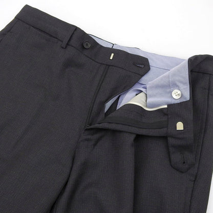 TOMORROWLAND トゥモローランド 美品 ゼニア生地 3ボタン段返り スーツ メンズ ダークグレー系 68065506001 スーツ セットアップ ―