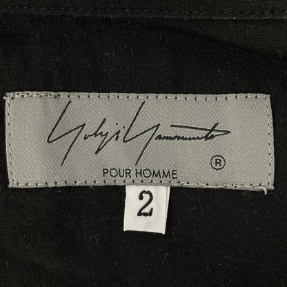 Yohji Yamamoto POUR HOMME ヨウジヤマモトプールオム ﾌﾞﾗｯｸ HS-B07-200 長袖ｼｬﾂ トップス 2