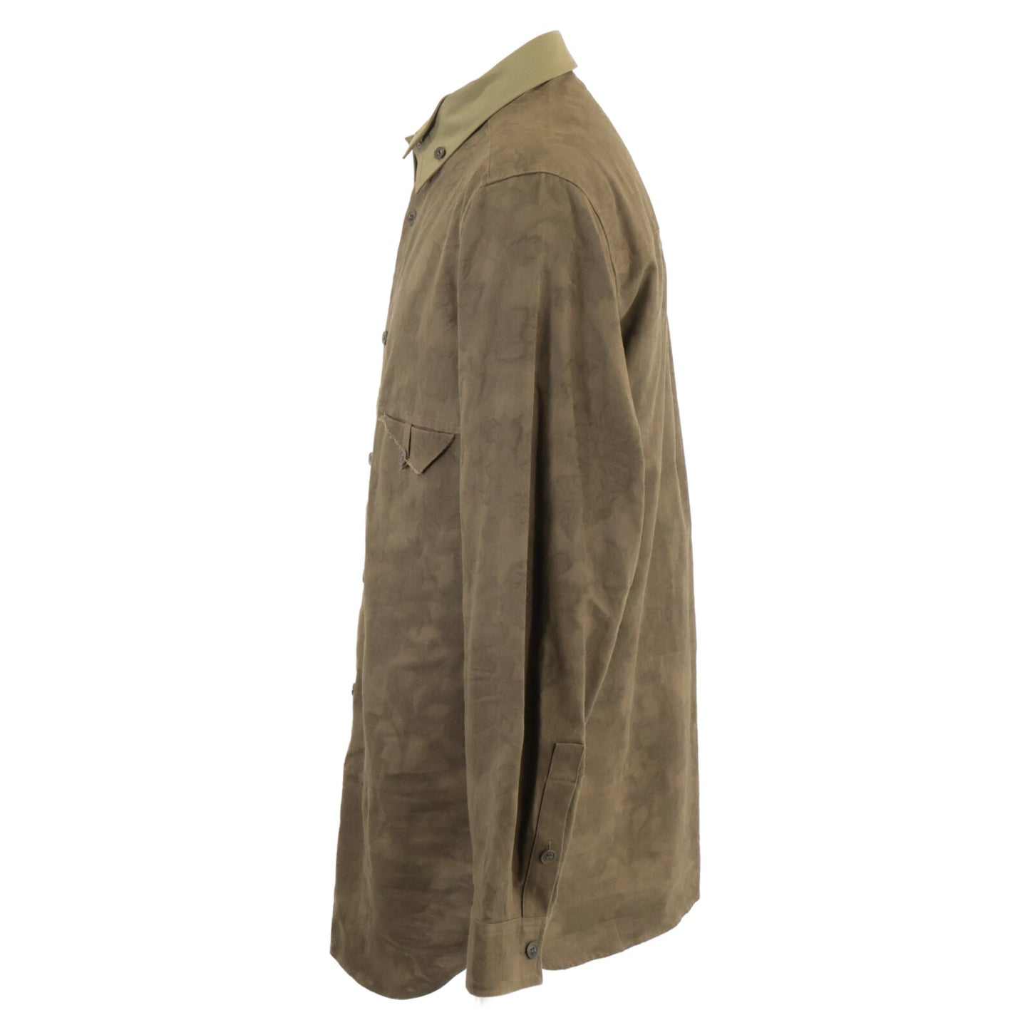 Yohji Yamamoto POUR HOMME ヨウジヤマモトプールオム HO-B71-525 24AW FLOWER JQ ARRANGED SPARE COLLAR BLOUSE トップス 3