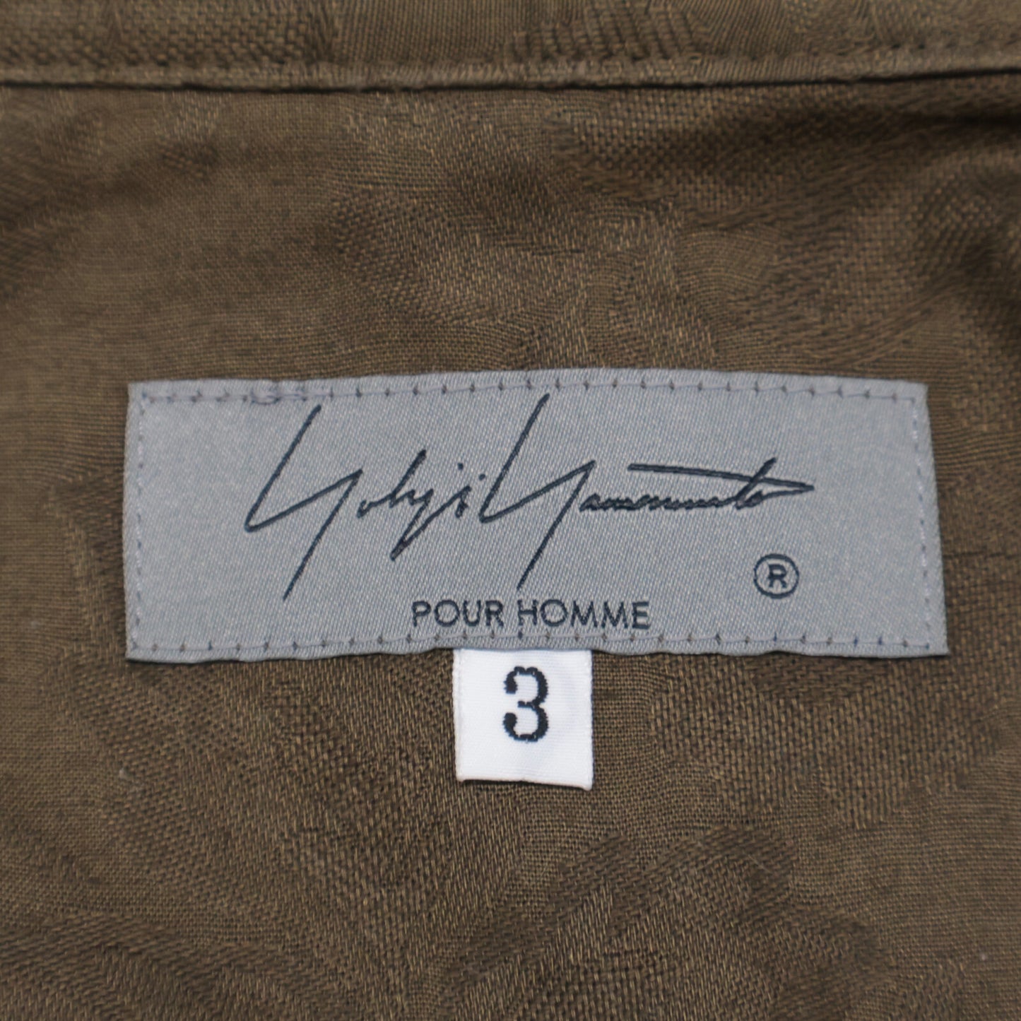 Yohji Yamamoto POUR HOMME ヨウジヤマモトプールオム HO-B71-525 24AW FLOWER JQ ARRANGED SPARE COLLAR BLOUSE トップス 3