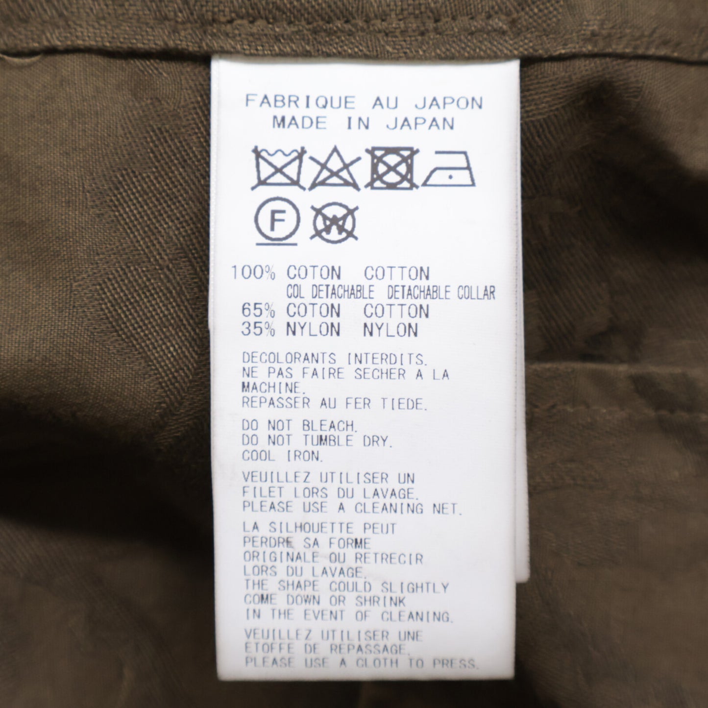 Yohji Yamamoto POUR HOMME ヨウジヤマモトプールオム HO-B71-525 24AW FLOWER JQ ARRANGED SPARE COLLAR BLOUSE トップス 3