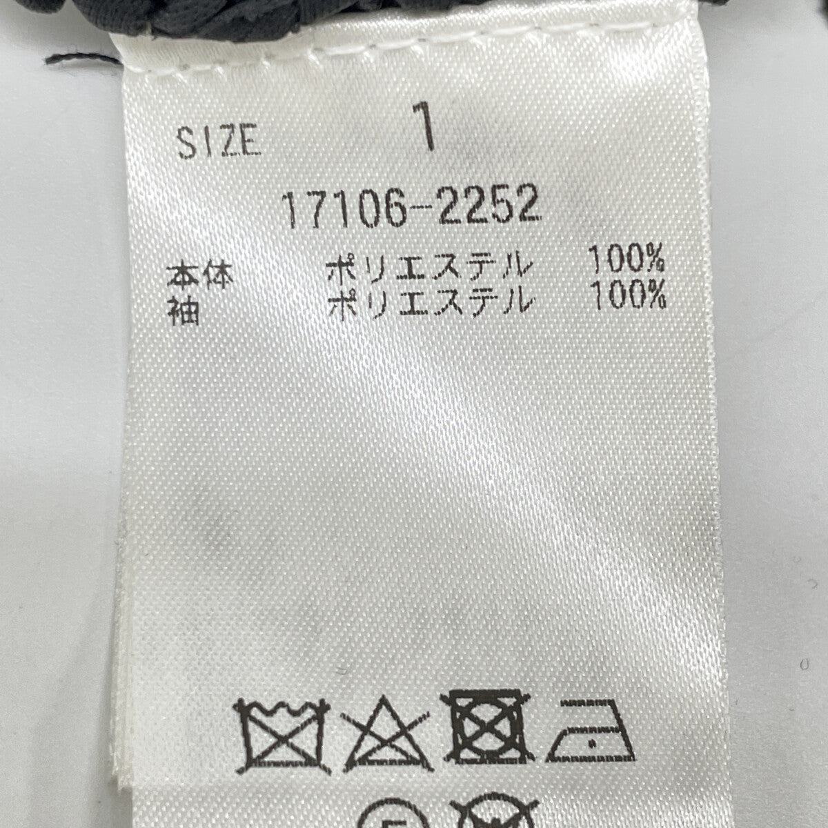 CLANE クラネ 24AW ﾌﾞﾗｯｸ 17106ｰ2252 FRILL HALF SLEEVE HAND KNIT TOPS トップス 1