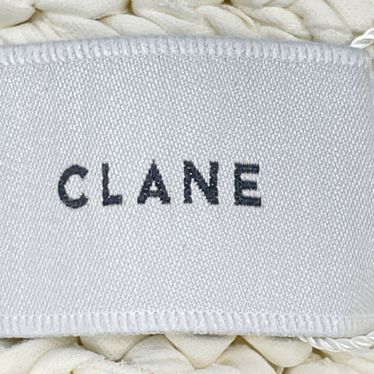 CLANE クラネ 24AW ﾎﾜｲﾄ 17106ｰ2252 FRILL HALF SLEEVE HAND KNIT TOPS トップス 1