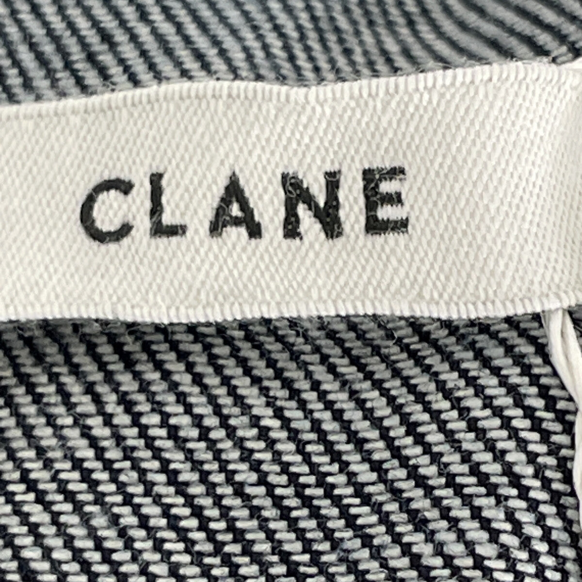 CLANE クラネ 25AW ｲﾝﾃﾞｨｺﾞ 19112ｰ5042 SQUARE SLEEVE DENIM ALL IN ONE オールインワン 1