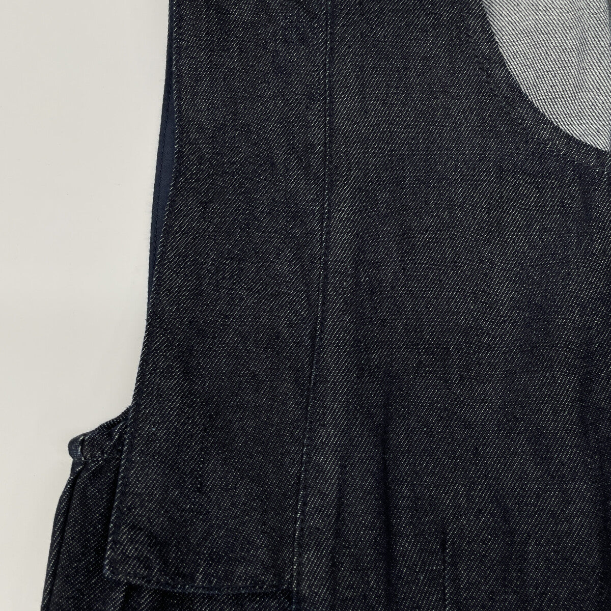 CLANE クラネ 25AW ｲﾝﾃﾞｨｺﾞ 19112ｰ5042 SQUARE SLEEVE DENIM ALL IN ONE オールインワン 1