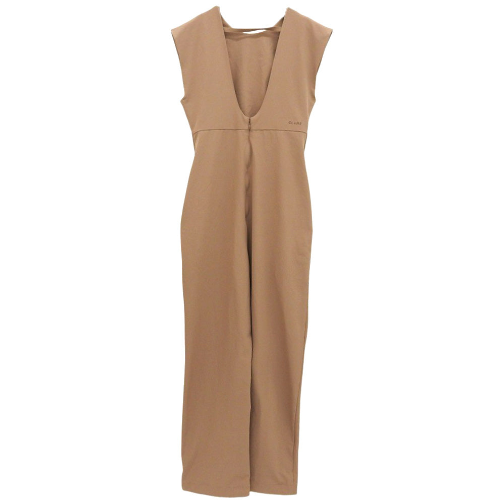 CLANE クラネ 新品同様 BACK OPEN RASH GUARD ALL IN ONE ワンピース レディース ベージュ 1 16112ー5122 24SS ワンピース 1