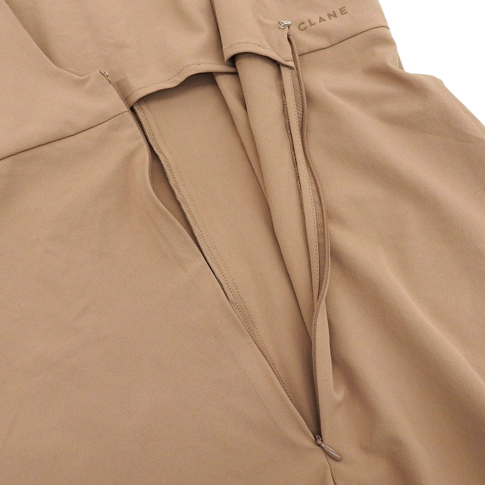 CLANE クラネ 新品同様 BACK OPEN RASH GUARD ALL IN ONE ワンピース レディース ベージュ 1 16112ー5122 24SS ワンピース 1