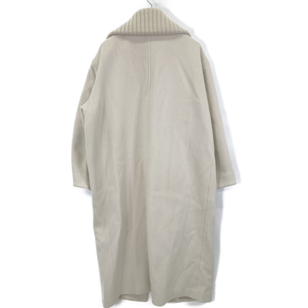 CLANE クラネ 23AW ﾍﾞｰｼﾞｭ 15101ｰ0042 RIB COLLAR WOOL LONG COAT コート 2