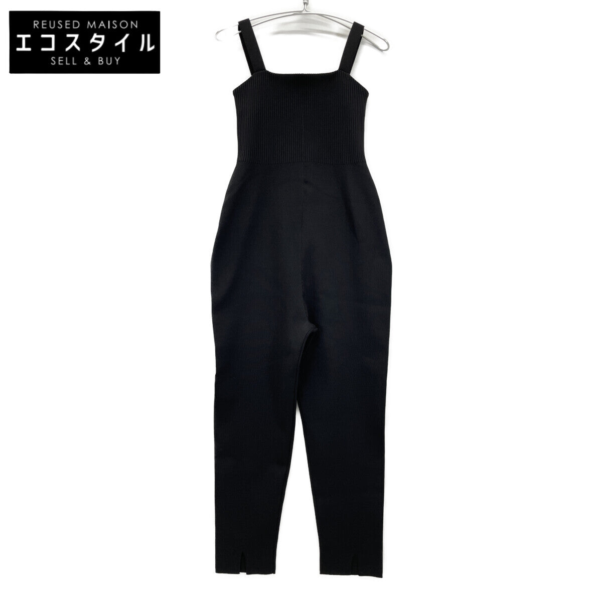 CLANE クラネ 24AW ﾌﾞﾗｯｸ 17112ｰ5032 COCOON LINE KNIT ALL IN ONE オールインワン 2