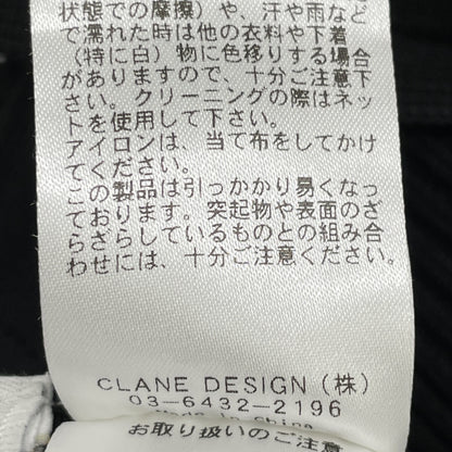 CLANE クラネ 24AW ﾌﾞﾗｯｸ 17112ｰ5032 COCOON LINE KNIT ALL IN ONE オールインワン 2