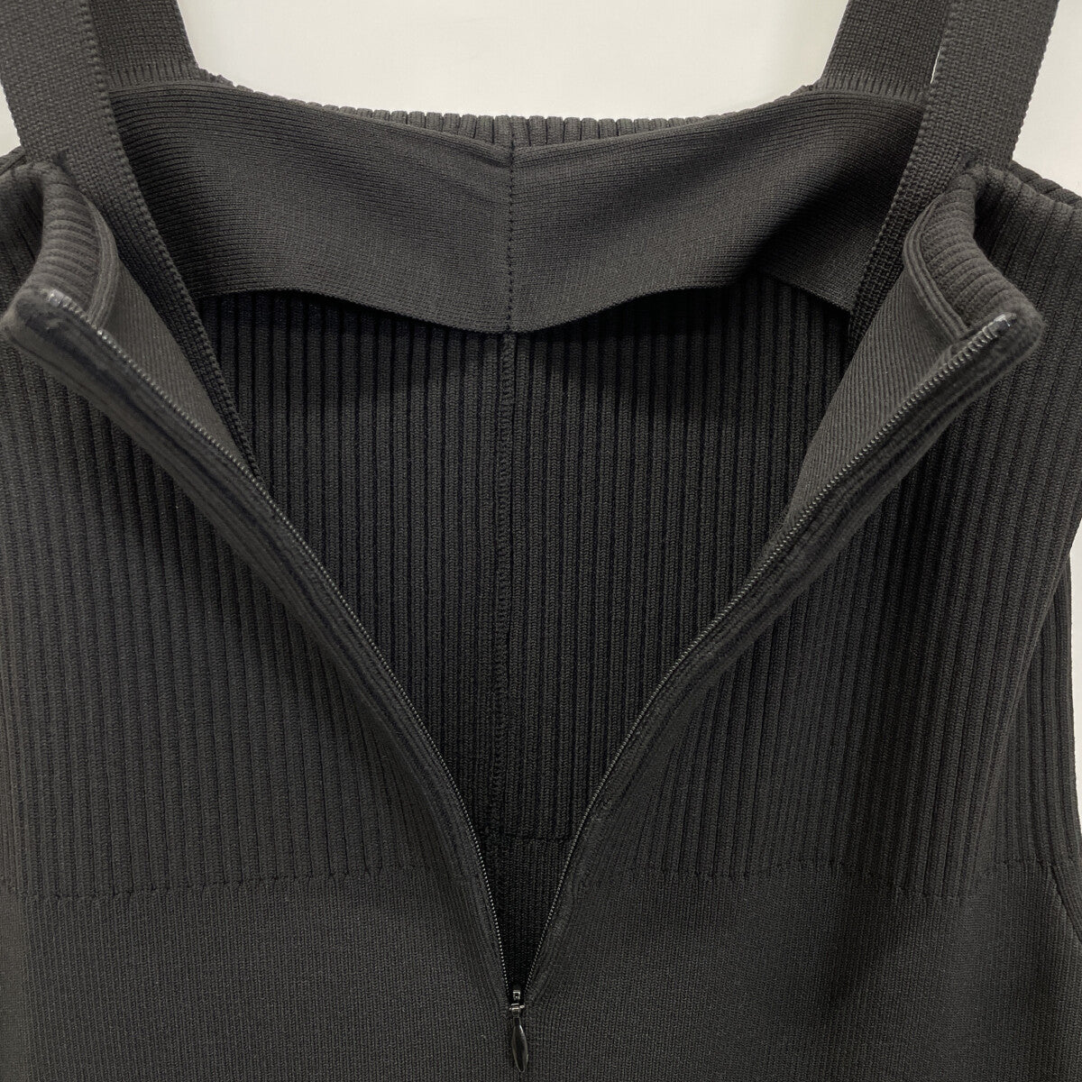 CLANE クラネ 24AW ﾌﾞﾗｯｸ 17112ｰ5032 COCOON LINE KNIT ALL IN ONE オールインワン 2