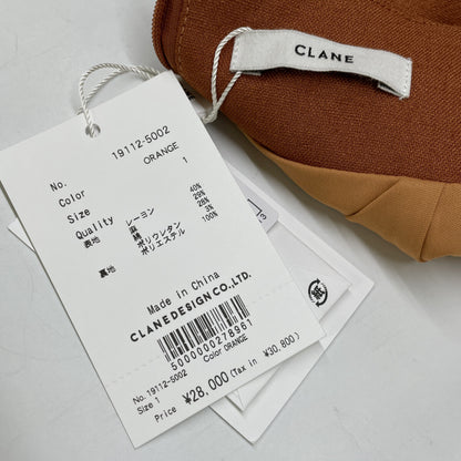 CLANE クラネ 25AW ｵﾚﾝｼﾞ 19112-5002 HALTER LONG ONEPIECE ワンピース 1