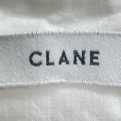 CLANE クラネ 24SS ﾎﾜｲﾄ 16112-5272 ﾎｰﾙﾄﾞｯﾄｷｬﾐｿｰﾙﾜﾝﾋﾟｰｽ ワンピース 0