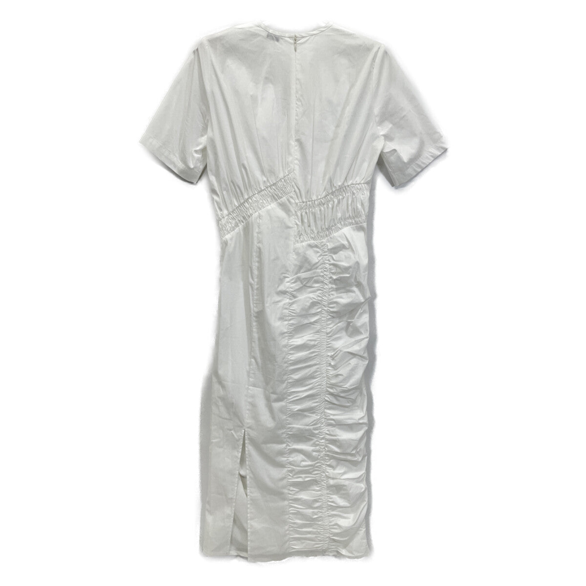 CLANE クラネ 25SS 18112-5182 ﾎﾜｲﾄ RANDOM SHIRRING ONEPIECE ワンピース 1