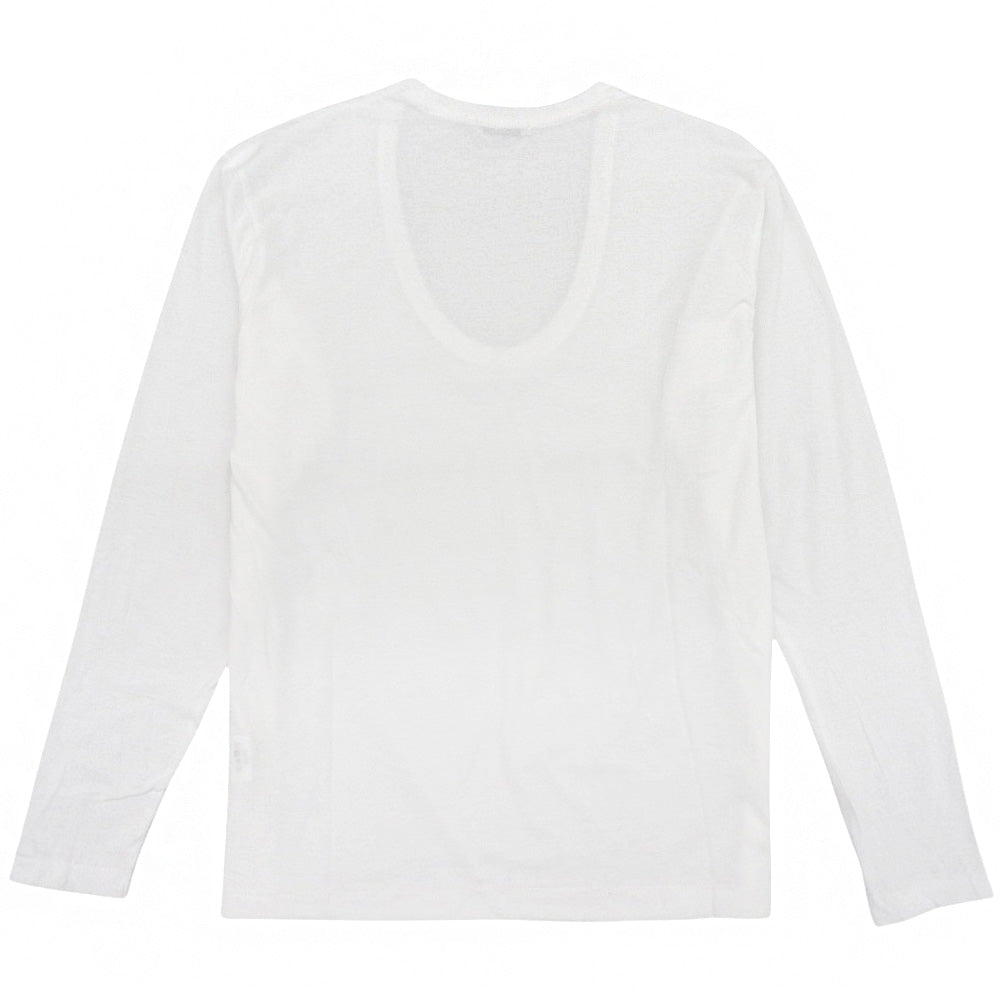 CLANE クラネ 新品同様 Uネックロングスリーブカットソー トップス レディース ホワイト 1 17105-1192 24AW トップス 1