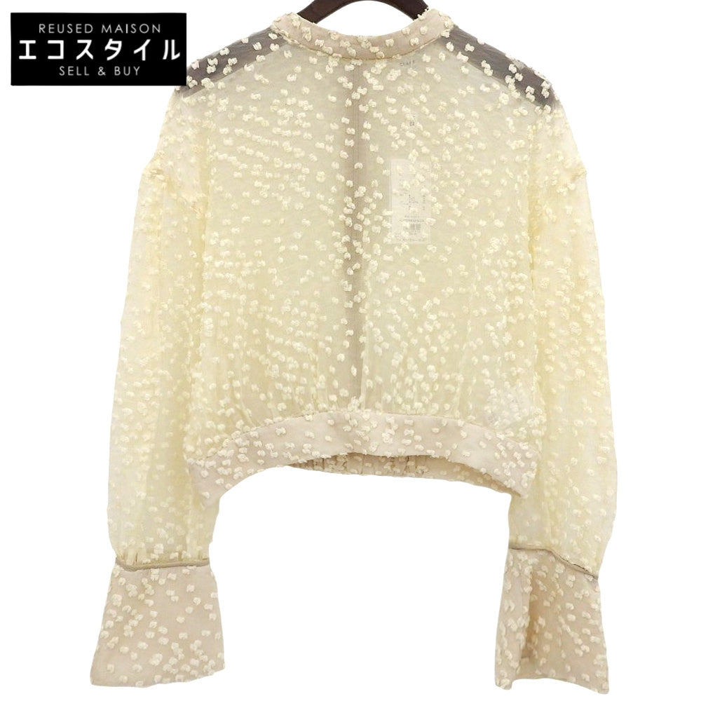 CLANE クラネ 新品同様 SNOW DOT JACQUARD TOPS トップス レディース アイボリー 1 15122ー4122 23AW トップス 1
