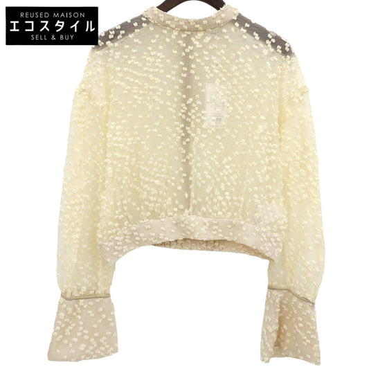CLANE クラネ 新品同様 SNOW DOT JACQUARD TOPS トップス レディース アイボリー 1 15122ー4122 23AW トップス 1