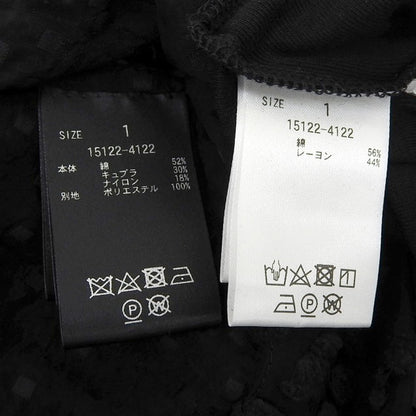 CLANE クラネ 新品同様 SNOW DOT JACQUARD TOPS インナー付 トップス レディース ブラック 1 15122ー4122 23AW トップス 1