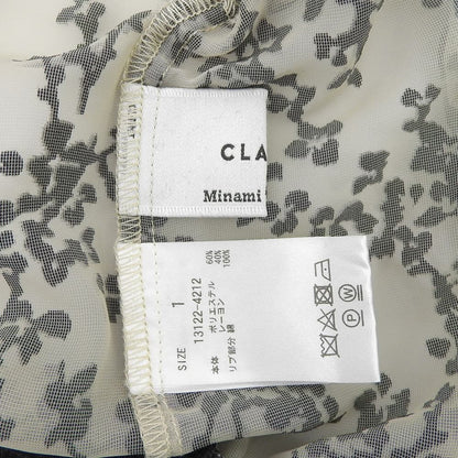 CLANE クラネ 美品 MINAMI TANAKA FLORETS OPAL CARDIGAN カーディガン レディース ベージュ ブラック 1 13122-4212 22AW トップス 1