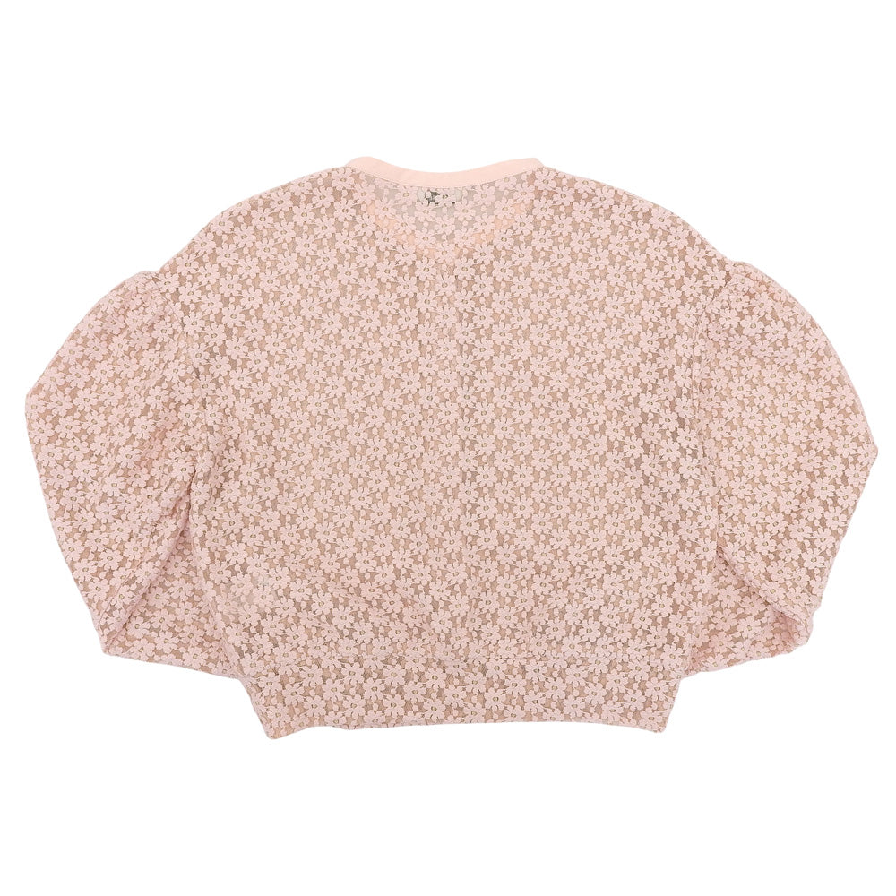CLANE クラネ 美品 3Dフラワーレースカーディガン トップス レディース ピンク 1 12122ー4002 トップス 1