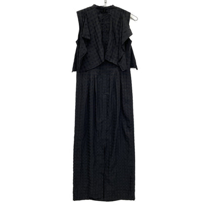 CLANE クラネ 23SS ﾌﾞﾗｯｸ 14112ｰ5262 ｷﾞﾝｶﾞﾑﾁｪｯｸ HANDKERCHIEF ONE PIECE ワンピース 0