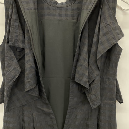 CLANE クラネ 23SS ﾌﾞﾗｯｸ 14112ｰ5262 ｷﾞﾝｶﾞﾑﾁｪｯｸ HANDKERCHIEF ONE PIECE ワンピース 0