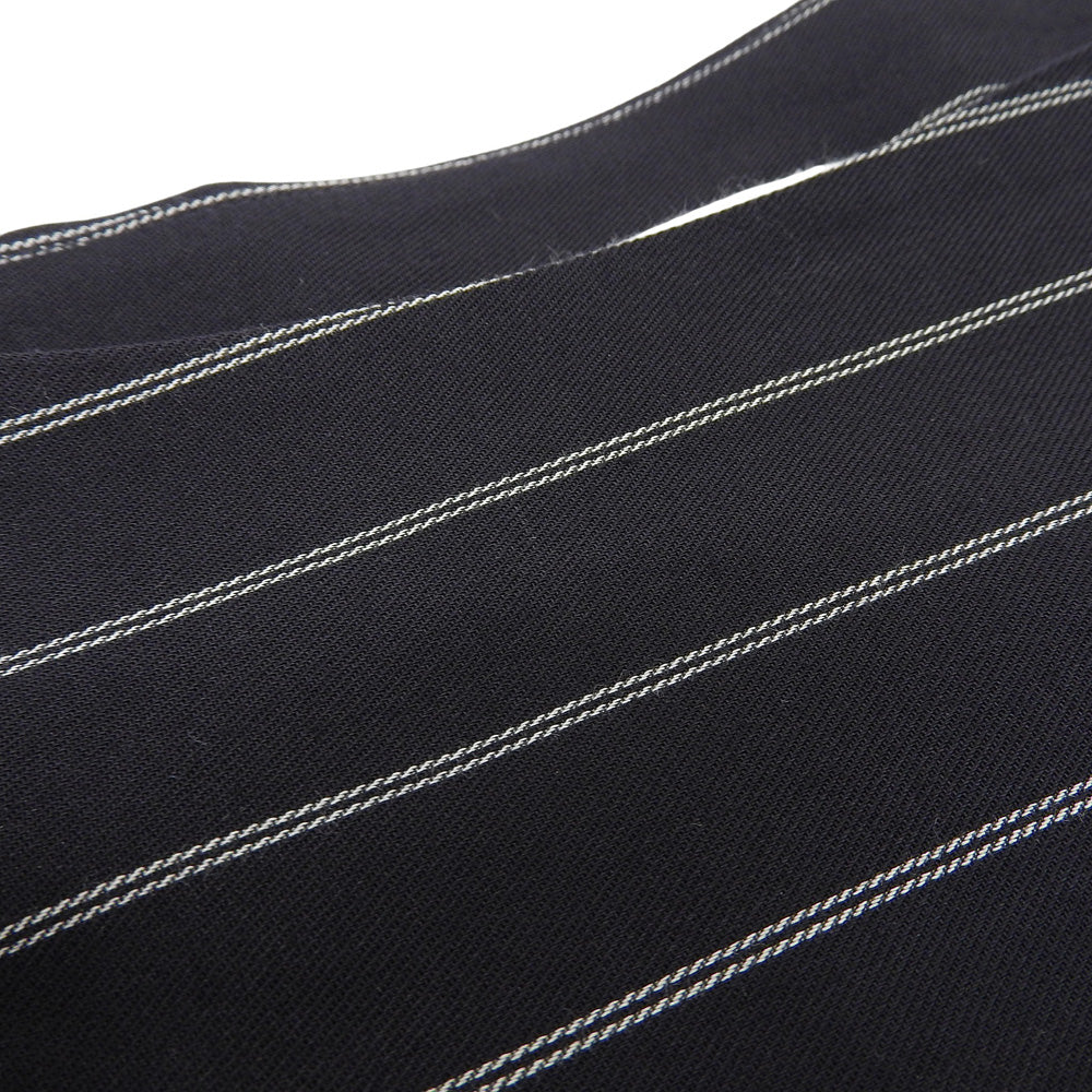 CLANE クラネ 美品 アレンジ ストライプ トップス レディース ネイビー 1 17122ー4092 24AW スーツ セットアップ 1