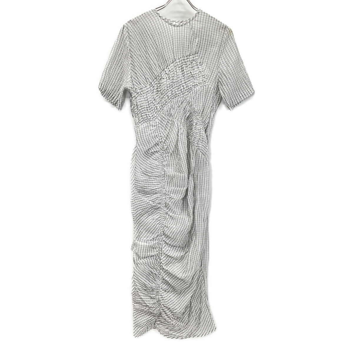 CLANE クラネ 25SS 18112-5182 MIX RANDOM SHIRRING ONEPIECE ワンピース 1