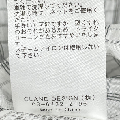 CLANE クラネ 25SS 18112-5182 MIX RANDOM SHIRRING ONEPIECE ワンピース 1